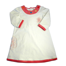 OshKosh fehér kordbársony lány ruha – 104