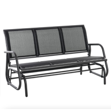 Osoam Kerti pad hintapad 3 személy számára alkalmas fém ülőbútor 151x75x85 cm kerti bútor