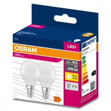 Osram 2dbLED izzó E14 P45 4.9W = 40W 470lm 2700K 200° OSRAM izzó