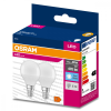 Osram 2PAK LED izzó E14 P45 4,9W = 40W 470lm 4000K Semleges 200° OSRAM ÉRTÉK
