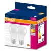 Osram 2PAK LED izzó E27 A60 10W = 75W 1055lm 3000K meleg 200° OSRAM ÉRTÉK