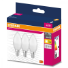 Osram 3db LED izzó E14 B35 4.9W = 40W 470lm 2700K OSRAM