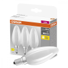 Osram 3db LED izzó E14 B35 5.5W = 60W 806lm 2700K 300° Izzószál