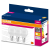 Osram 3db LED izzó Gömb E14 P45 4.9W = 40W 470lm 3000K 200° OSRAM