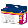 Osram 3PAK LED izzó E27 A60 4,9W = 40W 470lm 3000K meleg 200° OSRAM ÉRTÉK