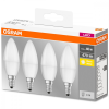 Osram 4PAK LED izzó E14 B35 5W = 40W 470lm 2700K 300° OSRAM
