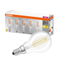 Osram 5PAK LED izzó E14 P45 4W = 40W 470lm 2700K OSRAM izzó