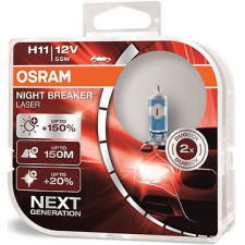 Osram H11 Night Breaker Laser Next Generation +150%, 2 db autó izzó, izzókészlet