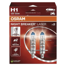 Osram H1 Night Breaker Laser Next Generation +150%, 2 db autó izzó, izzókészlet