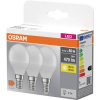 OSRAM HOMELIGHTING 4058075090507 LED EEK F (A - G) E14 Izzólámpa forma 4.9 W = 40 W Melegfehér (Ø x H) 45 mm x 82 mm 3 db (4058075090507)