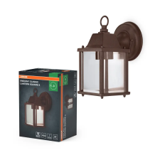 Osram Kinkiet Ogrodowy Lampa Elewacyjna Zewnętrzna Latarnia E27 Brązowa IP43 Endura Osram kültéri világítás