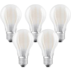Osram LED E27 Körte forma 7 W = 60 W Melegfehér (O x H) 60 mm x 108 mm EEK: A++ Filament 5 db (4058075090620)