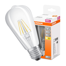 Osram LED izzó E27 ST64 4W = 40W 470lm 2700K meleg 300° izzószál OSRAM izzó