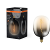 Osram LED izzó, füstös, ovális, E27, 4,5 W, VINTAGE, meleg fehér