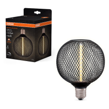 Osram LED izzó, szalma, E27, GLOBE BLACK, szabályozható meleg fehér izzó