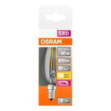 Osram LED SUPERSTAR GYERTYA ÜVEG CL E14 4,5W izzó