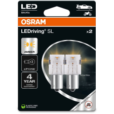 Osram LEDriving SL PY21W sárga 12V, 2 db a csomagban (7507DYP-2BL) autóalkatrész