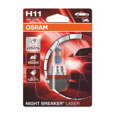 Osram Night Breaker Laser H11 12V/55W izzó - X1 egyéb motorkerékpár alkatrész