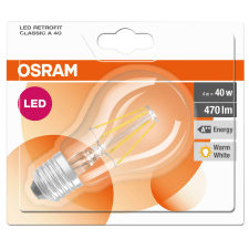 Osram RETRO LED KÖRTE IZZÓ 4W/40W E27 izzó