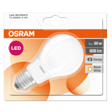 Osram RETRO LED KÖRTE IZZÓ 8W/60W E27 MATT izzó