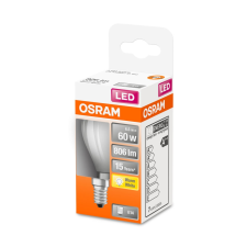  OSRAM Star LED kisgömb, matt üveg búra, 6,5W 806lm 2700K E14, átlagos élettartam: 15000 óra, fényszín: meleg fehér LED ST CL P 60 GL FR 6.5W 2700K E14 ( 4058075434929 ) izzó