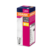  OSRAM Value LED gyertya, matt búra, 5,5W 470lm 2700K E14, átlagos élettartam: 10000 óra, fényszín: meleg fehér LED VALUE CL B 40 FR 5.7W 2700K E14 ( 4052899326453 ) izzó