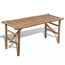 összecsukható bambusz kerti pad 118 cm kerti bútor