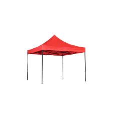  Összecsukható kerti pavilon, sörsátor 3x3m-es méretben - piros kerti bútor