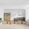  Összecsukható kutyakerítés állványokkal 6 pcs Antik Fa 602 cm