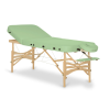  Összecsukható masszázságy HABYS® Gallo Plus Szín: pisztácia (#22) - Vinyl Flex, Váz mérete és színe: 200x76cm - világos bükkfa