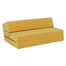  Összecsukható matrac/fotel, 2v1, sárga, VEDIS bútor