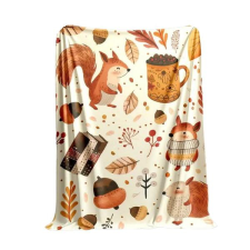  Őszi flanel takaró 130x150cm AD1525760 lakástextília