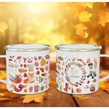 Őszi mintás bögre - Hello Autumn bögrék, csészék