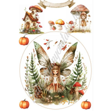  Őszi Tündérerdő tortaostya szett alapvető élelmiszer