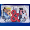 Osztott képkeret " ME & You ) 2 db 9cm x 13cm képnek