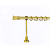 other 19 mm Ø Sevilla függönykarnis szett, 1 soros, óarany, nyitott tartóval (120 cm)