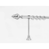other 19 mm Ø Torino függönykarnis szett, 1 soros, nikkel-matt, nyitott tartóval (120 cm)