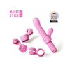 Otouch Magic Stick - vibrátor cserélhető csiklókarral (pink)