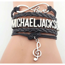  Ötsoros bőr Michael Jackson karkötő karkötő