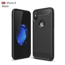 OTT! APPLE iPhone X, iPhone XS, OTT! CARBON mobiltok, Karbon mintás, Fekete tok és táska
