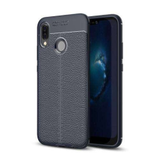 OTT! HUAWEI P20 lite (2018), Nova 3e, OTT! LEATHER mobiltok, Sötétkék tok és táska