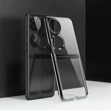 OTT! HUAWEI P50 Pocket, OTT! TRANSPARENT mobiltok, Átlátszó, Fekete tok és táska