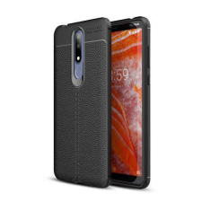 OTT! NOKIA 3.1 Plus, OTT! LEATHER mobiltok, Fekete tok és táska