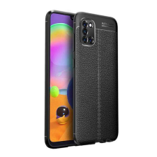 OTT! SAMSUNG Galaxy A31 (SM-A315F), OTT! LEATHER SERIES mobiltok, Fekete tok és táska