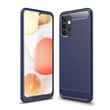OTT! SAMSUNG Galaxy A32 5G (SM-A326B), OTT! CARBON mobiltok, Karbon mintás, Sötétkék tok és táska