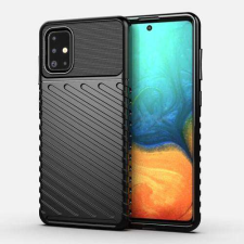 OTT! SAMSUNG Galaxy A71 (SM-A715F), OTT! THUNDER SERIES mobiltok, Fekete tok és táska