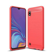 OTT! SAMSUNG SM-A105F Galaxy A10, OTT! CARBON mobiltok, Karbon mintás, Piros tok és táska
