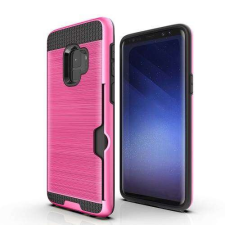 OTT! SAMSUNG SM-G960 Galaxy S9, OTT! Brush Card2 mobiltok, Rózsaszín tok és táska