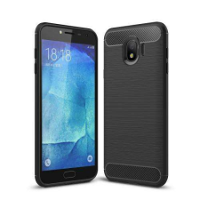 OTT! SAMSUNG SM-J400F Galaxy J4 (2018), OTT! CARBON mobiltok, Karbon mintás, Fekete tok és táska