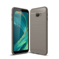 OTT! SAMSUNG SM-J415F Galaxy J4+, OTT! CARBON mobiltok, Karbon mintás, Szürke tok és táska